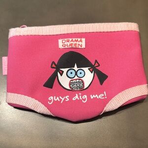 David and Goliath Drama Queen Pink Pouch